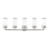 Hillcrest 5 Light Polished Chrome Bath Vanity by Livex Lighting