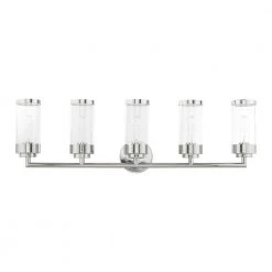 Hillcrest 5 Light Polished Chrome Bath Vanity by Livex Lighting -Livex Lighting shop polished chrome livex lighting vanity lighting 10365 05 c3 1000