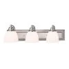 Springfield 3 Light Polished Chrome Bath Vanity by Livex Lighting