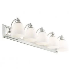 Springfield 5 Light Polished Chrome Bath Vanity by Livex Lighting -Livex Lighting shop polished chrome livex lighting vanity lighting 10505 05 1f 1000