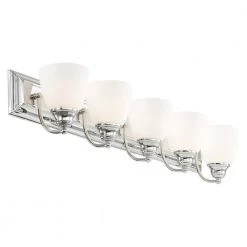 Springfield 5 Light Polished Chrome Bath Vanity by Livex Lighting -Livex Lighting shop polished chrome livex lighting vanity lighting 10505 05 76 1000