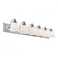 Springfield 6 Light Polished Chrome Bath Vanity by Livex Lighting -Livex Lighting shop polished chrome livex lighting vanity lighting 10506 05 44 1000