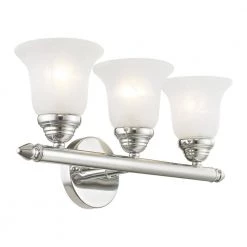 Neptune 3 Light Polished Chrome Bath Vanity by Livex Lighting -Livex Lighting shop polished chrome livex lighting vanity lighting 1063 05 1f 1000