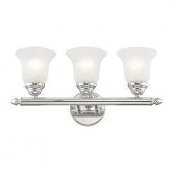 Neptune 3 Light Polished Chrome Bath Vanity by Livex Lighting -Livex Lighting shop polished chrome livex lighting vanity lighting 1063 05 4f 1000
