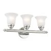Neptune 3 Light Polished Chrome Bath Vanity by Livex Lighting