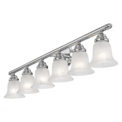 Neptune 6 Light Polished Chrome Bath Vanity by Livex Lighting -Livex Lighting shop polished chrome livex lighting vanity lighting 1066 05 1f 1000