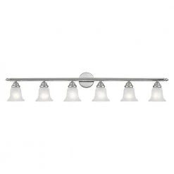Neptune 6 Light Polished Chrome Bath Vanity by Livex Lighting