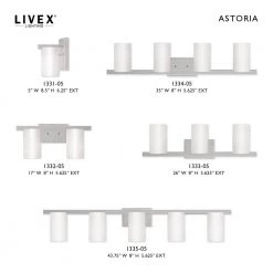 Astoria 3 Light Polished Chrome Bath Vanity by Livex Lighting -Livex Lighting shop polished chrome livex lighting vanity lighting 1333 05 d4 1000