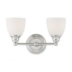 Somerville 2 Light Polished Chrome Bath Vanity by Livex Lighting