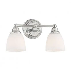 Somerville 2 Light Polished Chrome Bath Vanity by Livex Lighting -Livex Lighting shop polished chrome livex lighting vanity lighting 13662 05 76 1000