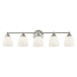 Somerville 5 Light Polished Chrome Bath Vanity by Livex Lighting -Livex Lighting shop polished chrome livex lighting vanity lighting 13665 05 4f 1000