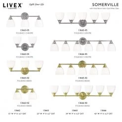 Somerville 5 Light Polished Chrome Bath Vanity by Livex Lighting -Livex Lighting shop polished chrome livex lighting vanity lighting 13665 05 d4 1000