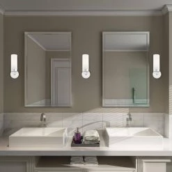 Aero 1 Light Polished Chrome ADA Single Sconce by Livex Lighting -Livex Lighting shop polished chrome livex lighting vanity lighting 15071 05 40 1000