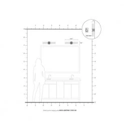 Aero 2 Light Polished Chrome ADA Vanity Sconce by Livex Lighting -Livex Lighting shop polished chrome livex lighting vanity lighting 15072 05 66 1000