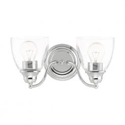 Montgomery 2 Light Polished Chrome Vanity Sconce by Livex Lighting -Livex Lighting shop polished chrome livex lighting vanity lighting 15132 05 c3 1000
