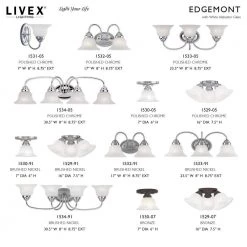 Edgemont 4 Light Polished Chrome Bath Vanity by Livex Lighting 19 Edgemont 4 Light Polished Chrome Bath Vanity by Livex Lighting -Livex Lighting shop polished chrome livex lighting vanity lighting 1534 05 d4 1000