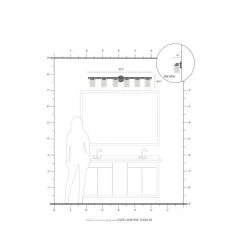 Manhattan 6 Light Polished Chrome Bath Vanity Light by Livex Lighting -Livex Lighting shop polished chrome livex lighting vanity lighting 15456 05 66 1000