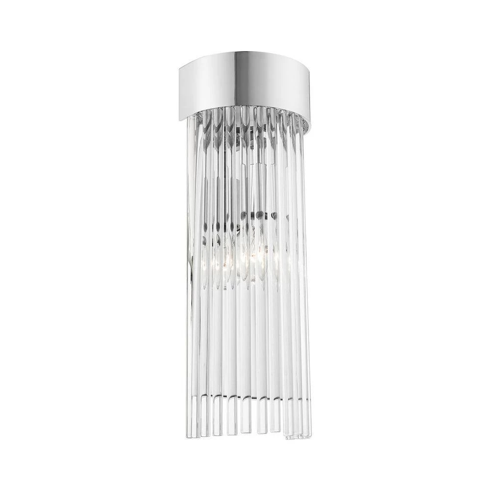 Norwich 1 Light Polished Chrome Sconce by Livex Lighting 8 Norwich 1 Light Polished Chrome Sconce by Livex Lighting - Image 8