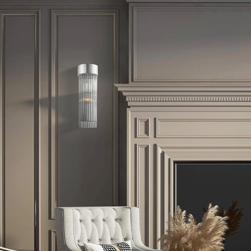 Norwich 1 Light Polished Chrome Sconce by Livex Lighting 3 Norwich 1 Light Polished Chrome Sconce by Livex Lighting - Image 3