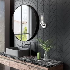 Ludlow 1-Light Polished Chrome ADA Wall Sconce with Clear Glass by Livex Lighting -Livex Lighting shop polished chrome livex lighting vanity lighting 16171 05 76 1000