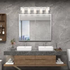 West Lake 5 Light Polished Chrome Bath Vanity by Livex Lighting -Livex Lighting shop polished chrome livex lighting vanity lighting 16375 05 1d 1000