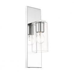Zurich 1 Light Polished Chrome Sconce by Livex Lighting 23 Zurich 1 Light Polished Chrome Sconce by Livex Lighting -Livex Lighting shop polished chrome livex lighting vanity lighting 16551 05 1f 1000