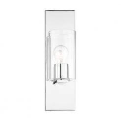 Zurich 1 Light Polished Chrome Sconce by Livex Lighting 22 Zurich 1 Light Polished Chrome Sconce by Livex Lighting -Livex Lighting shop polished chrome livex lighting vanity lighting 16551 05 4f 1000