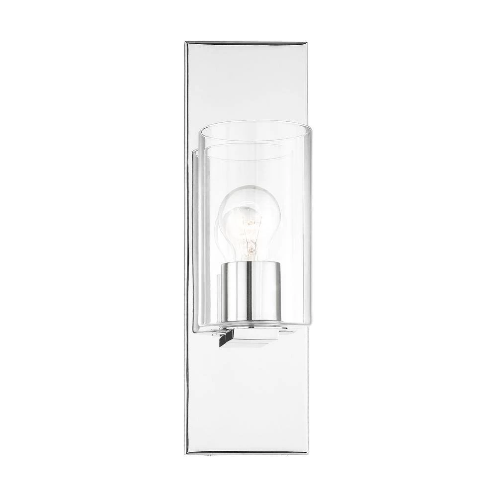 Zurich 1 Light Polished Chrome Sconce by Livex Lighting 9 Zurich 1 Light Polished Chrome Sconce by Livex Lighting - Image 9