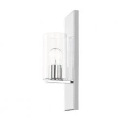 Zurich 1 Light Polished Chrome Sconce by Livex Lighting 25 Zurich 1 Light Polished Chrome Sconce by Livex Lighting -Livex Lighting shop polished chrome livex lighting vanity lighting 16551 05 fa 1000