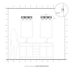 Zurich 3 Light Polished Chrome Vanity Sconce by Livex Lighting -Livex Lighting shop polished chrome livex lighting vanity lighting 16553 05 77 1000