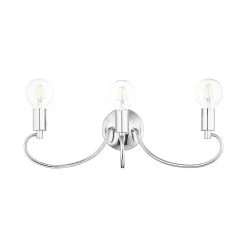 Bari 3 Light Polished Chrome Vanity Sconce by Livex Lighting -Livex Lighting shop polished chrome livex lighting vanity lighting 16583 05 c3 1000