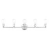 Lansdale 5 Light Polished Chrome Vanity Sconce by Livex Lighting