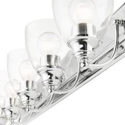 Birmingham 5 Light Polished Chrome Vanity Sconce by Livex Lighting -Livex Lighting shop polished chrome livex lighting vanity lighting 17075 05 4f 1000