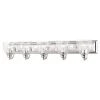 Birmingham 5 Light Polished Chrome Vanity Sconce by Livex Lighting