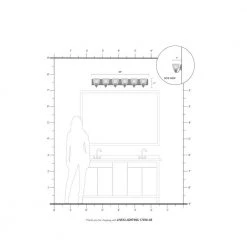 Birmingham 6 Light Polished Chrome Vanity Sconce by Livex Lighting -Livex Lighting shop polished chrome livex lighting vanity lighting 17076 05 77 1000