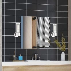 Banca 4.25 in. 1 Light Polished Chrome Vanity Light by Livex Lighting -Livex Lighting shop polished chrome livex lighting vanity lighting 17281 05 40 1000