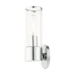 Banca 4.25 in. 1 Light Polished Chrome Vanity Light by Livex Lighting -Livex Lighting shop polished chrome livex lighting vanity lighting 17281 05 76 1000