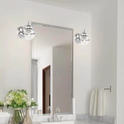 Oldwick 1 Light Polished Chrome Vanity Sconce by Livex Lighting -Livex Lighting shop polished chrome livex lighting vanity lighting 17411 05 a0 1000