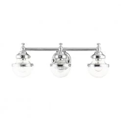 Oldwick 3 Light Polished Chrome Vanity Sconce by Livex Lighting 21 Oldwick 3 Light Polished Chrome Vanity Sconce by Livex Lighting -Livex Lighting shop polished chrome livex lighting vanity lighting 17413 05 c3 1000