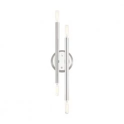 Soho 4 Light Polished Chrome Sconce by Livex Lighting 22 Soho 4 Light Polished Chrome Sconce by Livex Lighting -Livex Lighting shop polished chrome livex lighting vanity lighting 46771 05 4f 1000