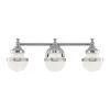 Oldwick 3 Light Polished Chrome Bath Vanity by Livex Lighting