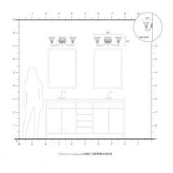 Coronado 3 Light Polished Chrome Bath Vanity by Livex Lighting -Livex Lighting shop polished chrome livex lighting vanity lighting 6103 05 77 1000