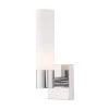 Aero 1 Light Polished Chrome ADA Wall Sconce by Livex Lighting