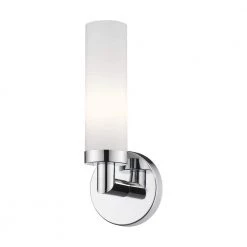 Aero 1 Light Polished Chrome ADA Wall Sconce by Livex Lighting 20 Aero 1 Light Polished Chrome ADA Wall Sconce by Livex Lighting -Livex Lighting shop polished chrome livex lighting wall sconces 10103 05 44 1000