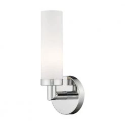Aero 1 Light Polished Chrome ADA Wall Sconce by Livex Lighting