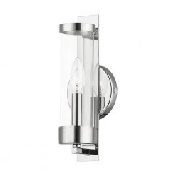 Castleton 1 Light Polished Chrome ADA Wall Sconce by Livex Lighting