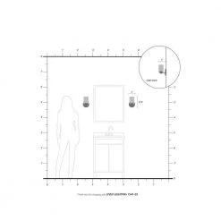 Manhattan 1 Light Polished Chrome Bath Vanity by Livex Lighting -Livex Lighting shop polished chrome livex lighting wall sconces 1541 05 66 1000