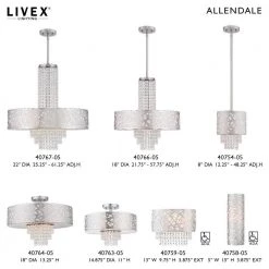 Allendale 1-Light Polished Chrome ADA Wall Sconce by Livex Lighting -Livex Lighting shop polished chrome livex lighting wall sconces 40758 05 d4 1000