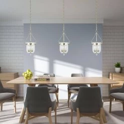 Jefferson 10 in. 3-Light Polished Nickel Pendant by Livex Lighting 14 Jefferson 10 in. 3-Light Polished Nickel Pendant by Livex Lighting -Livex Lighting shop polished nickel livex lighting chandeliers 5063 35 1d 1000