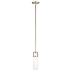 Weston 1 Light Polished Nickel Mini Pendant by Livex Lighting 10 Weston 1 Light Polished Nickel Mini Pendant by Livex Lighting -Livex Lighting shop polished nickel livex lighting pendant lights 52111 35 c3 1000